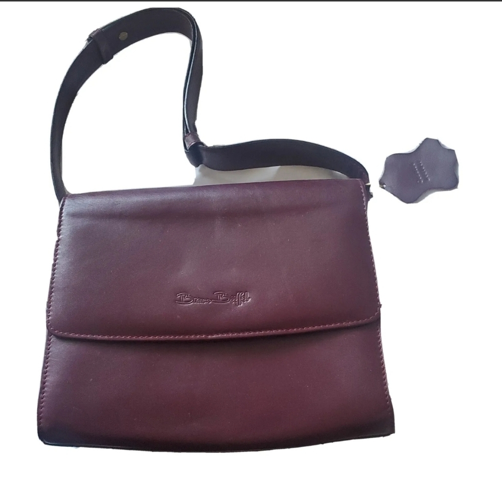 Braun Buffel Vintage Genuine Leather Burgundy Shoulder Bag